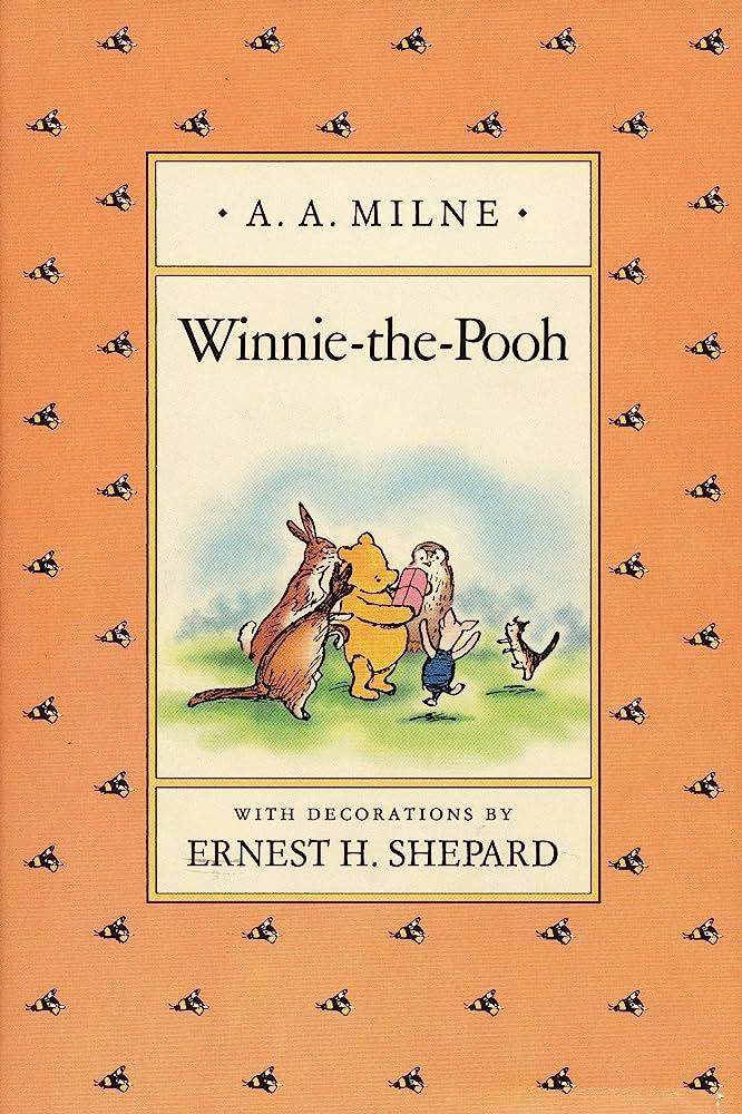 A.A. Milne's "Winnie the Pooh" is an innocent story about a boy and his woodland companions.