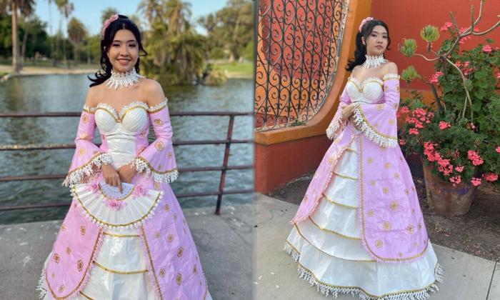 Teen Wins $10,000 for Incredible Prom Dress Made From 14 Rolls of Duct Tape