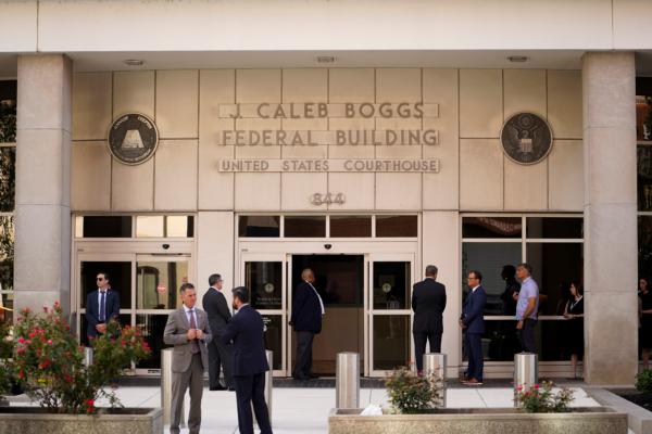 J. Caleb Boggs Federal Building in Wilmington, Del., on July 26, 2023. (Madalina Vasiliu/The Epoch Times)