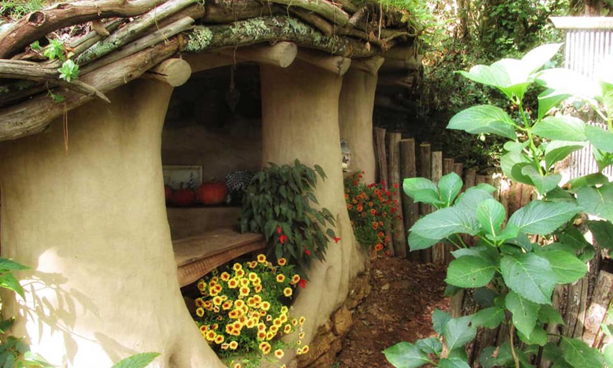 The shaded porch of Katherine W.'s "hobbit home." (Courtesy of <a href="https://www.facebook.com/katherinewyvern">Katherine Wyvern</a>)