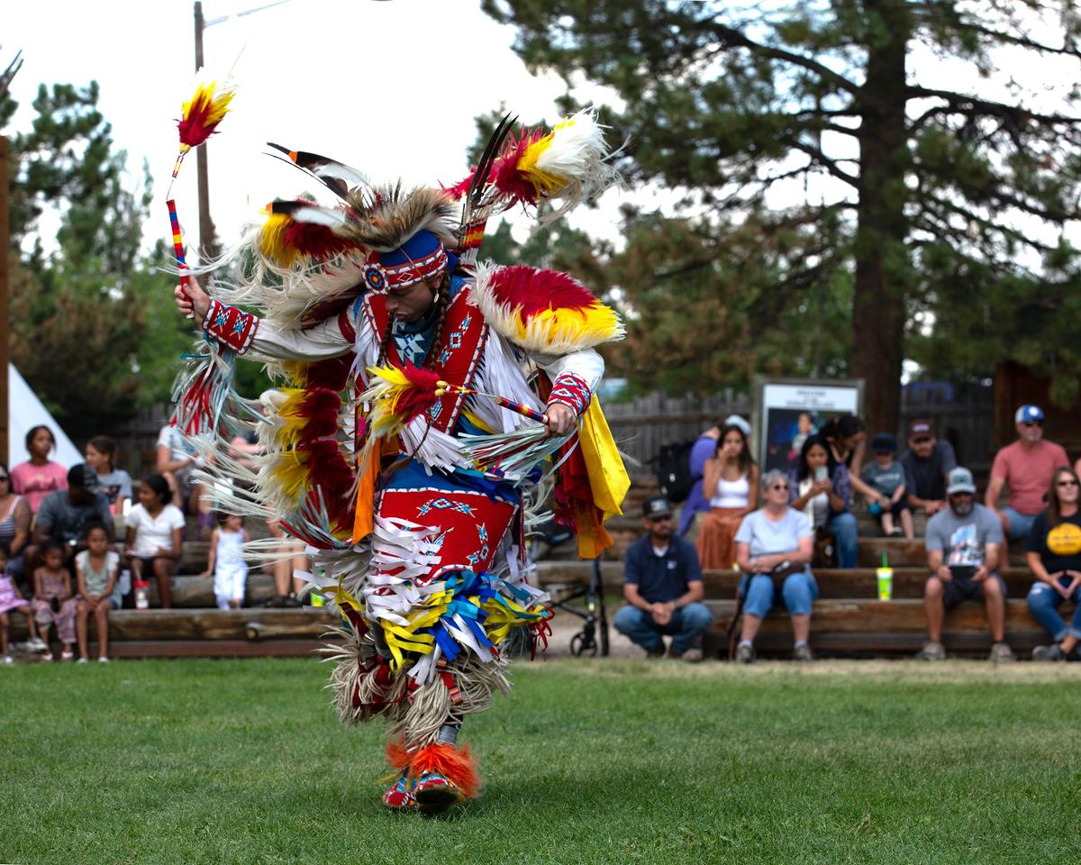 Native American dancer, Cheyenne Frontier Days. (Courtesy of Visit Cheyenne)