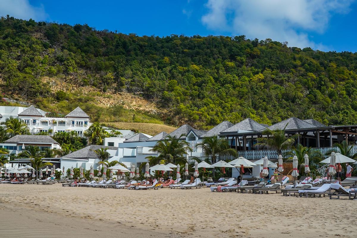 Cheval Blanc St-Barth Isle de France Hotel at Flamands Beach on the island of Saint Barthelemy, commonly known as St. Barts. (Dreamstime/TNS)