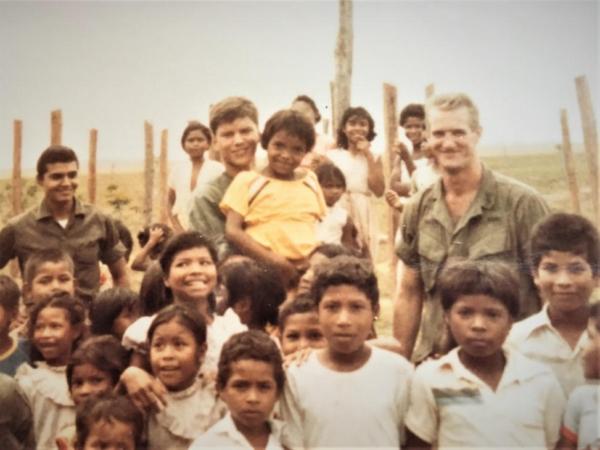 Retired Army Major Jeffrey Prather, a former Special Operations soldier, on the Honduras Border of Nicaragua in 1985 (Courtesy of Maj. Jeffrey Prather).