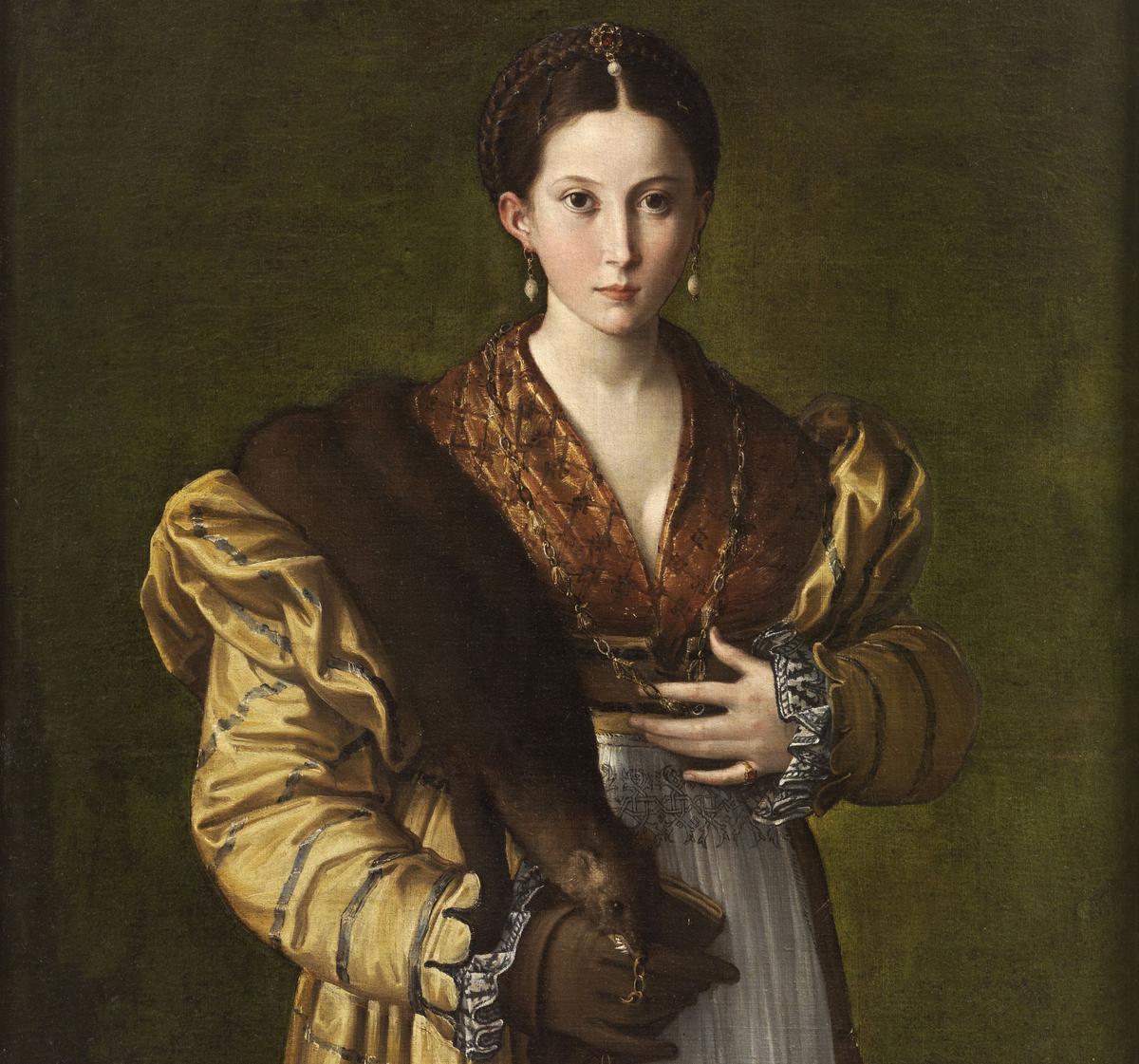 Detail of "Antea," circa 1535, by Parmigianino. (Courtesy of the Louvre)