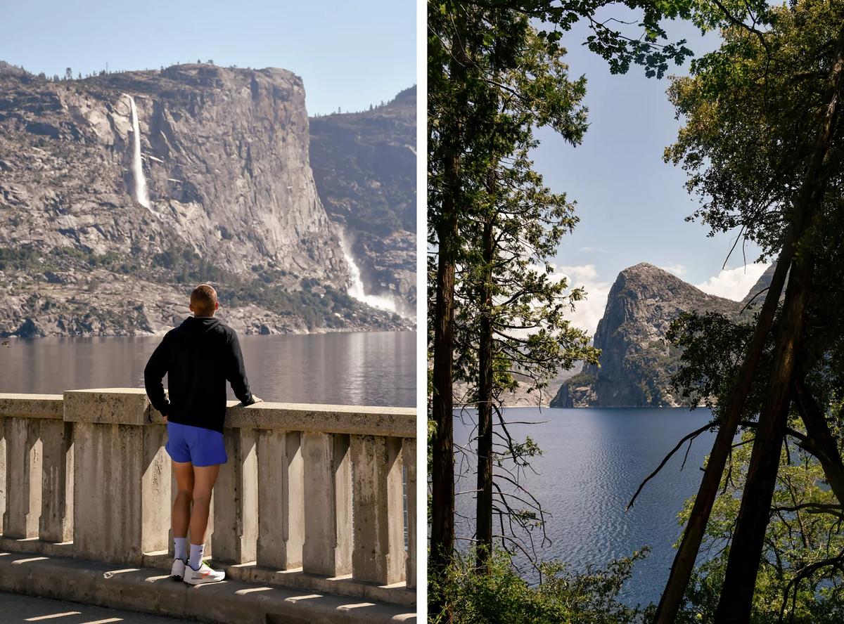 The Hetch Hetchy Valley’s highlights include Wapama Falls and Tueeulala Falls, whose waters run into the reservoir created by the O’Shaughnessy Dam, built in 1923. (Christopher Reynolds/Los Angeles Times/TNS)