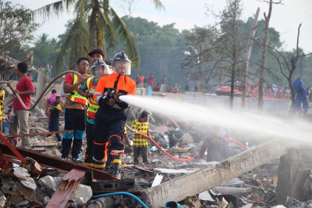 Large Explosion at Fireworks Warehouse in Thailand Kills at Least 10, Injures Many