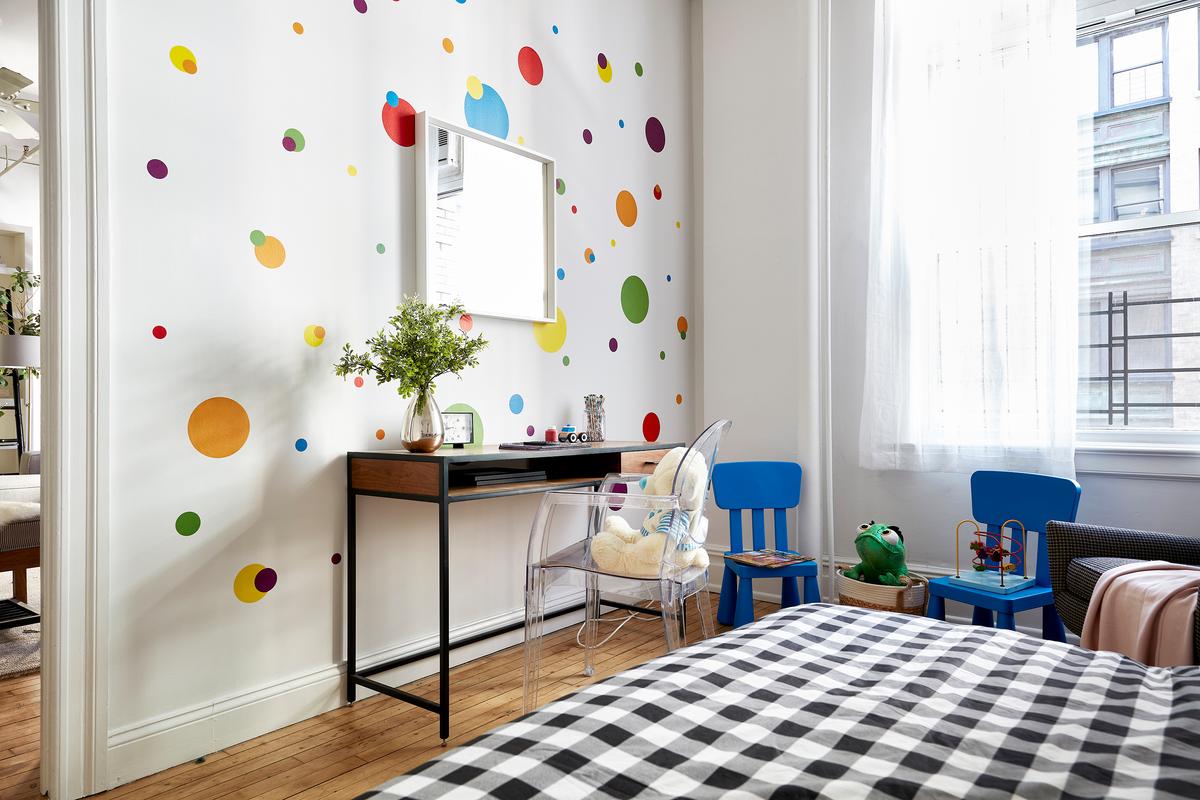 Removable wall stickers help make a children's room come to life. (Scott Gabriel Morris/TNS)
