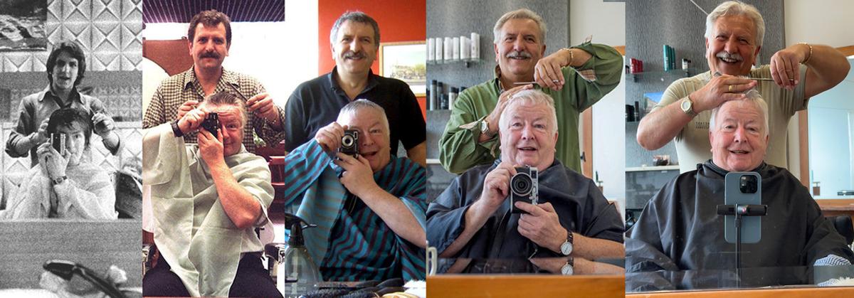 From left to right: Photos taken in 1973, 1985, 2007, 2015, and 2023. (SWNS)
