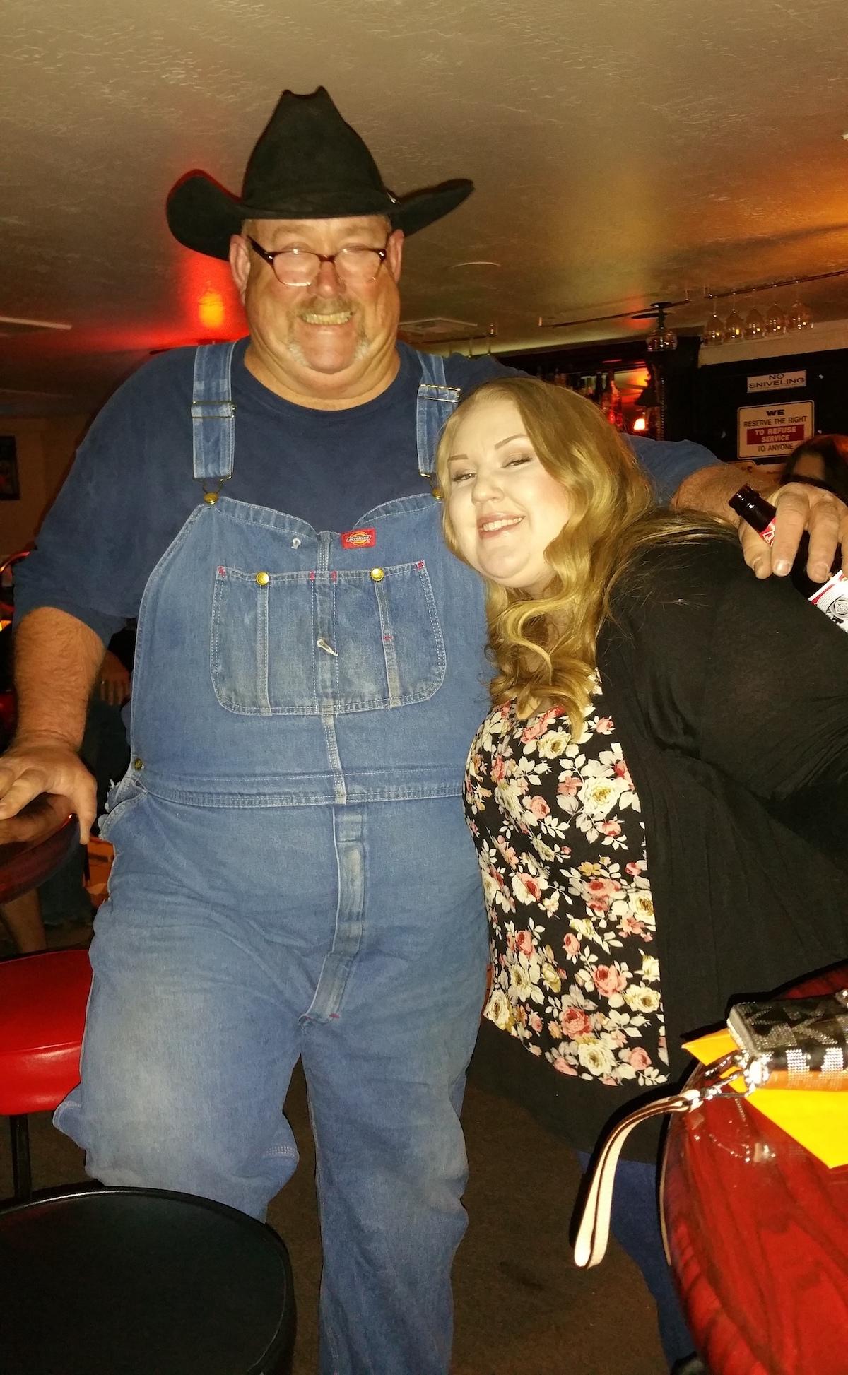 Ms. Bishop with her father. (Courtesy of <a href="https://www.instagram.com/ketohalfasser/">Chelsey Bishop</a>)