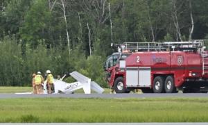 One Injured After Small Plane Crashes at Quebec City’s Jean Lesage Airport
