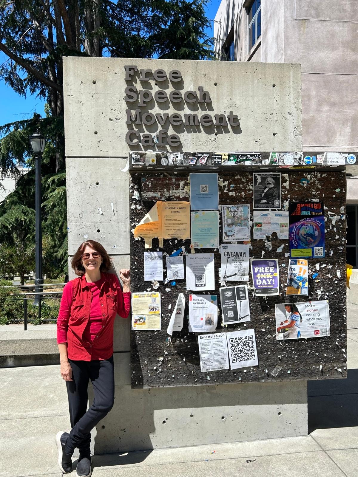 The Free Speech Movement Cafe in Berkeley, Calif., on July 30, 2023. (Courtesy of Loretta Breuning)