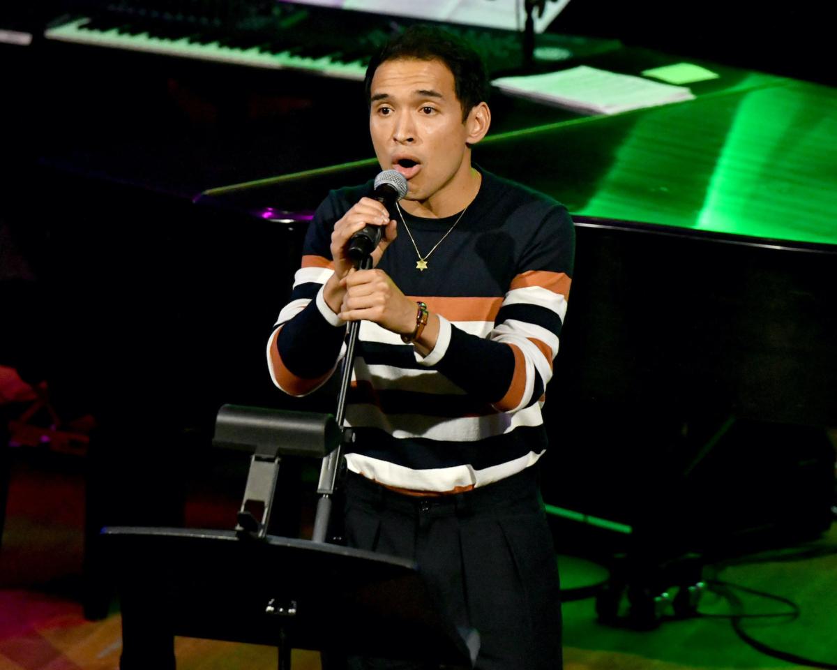 Zachary Noah Piser performs onstage during the 9th annual "Revels & Revelations" in support of teen mental health at City Winery on Dec. 2, 2021, in New York City. (Craig Barritt/Getty Images)