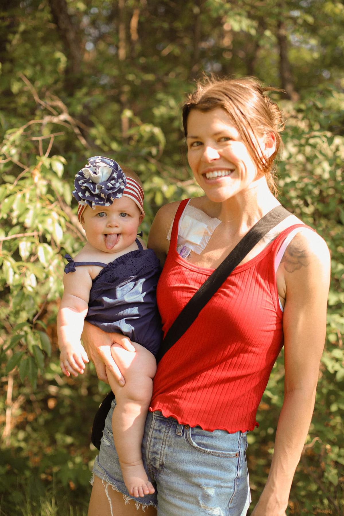 Mrs. Kann with her daughter, Gracey (Courtesy of <a href="https://www.facebook.com/profile.php?id=100093423486061">Tasha Kann</a>)