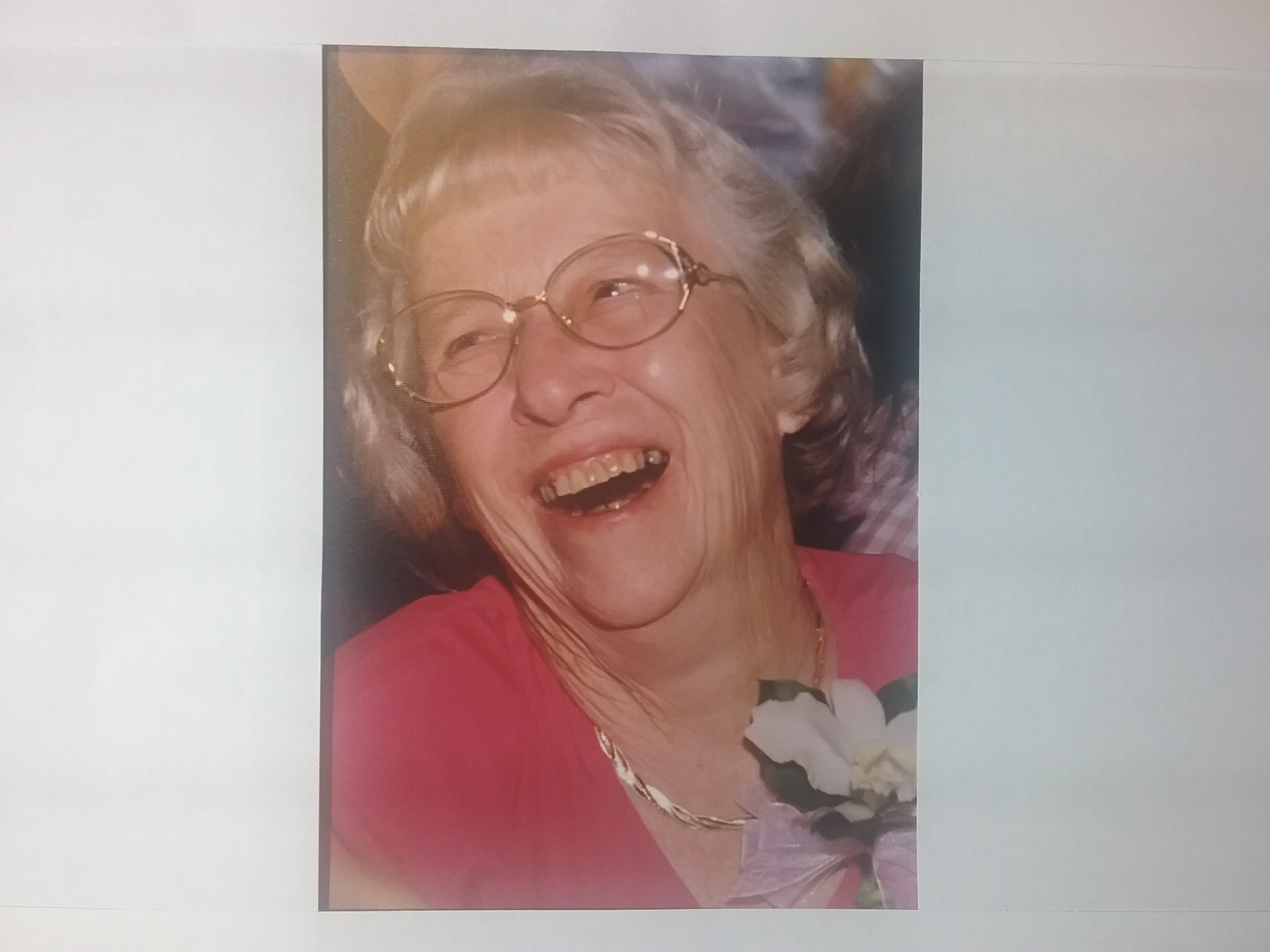 Granny Roberts, photographed at the author's wedding in 1997.(Courtesy of Ann-Marie Hines)