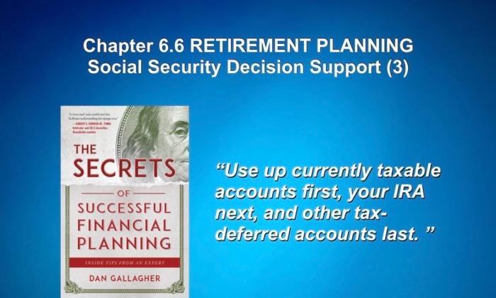 The Secrets of Successful Financial Planning: Inside Tips From an Expert (Part 6.6)