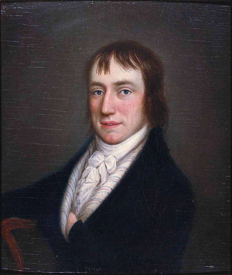 Portrait of William Wordsworth, 1798, by William Shuter. (Public Domain)