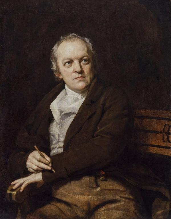 Portrait of William Blake, 1807, by Thomas Phillips. (Public Domain)