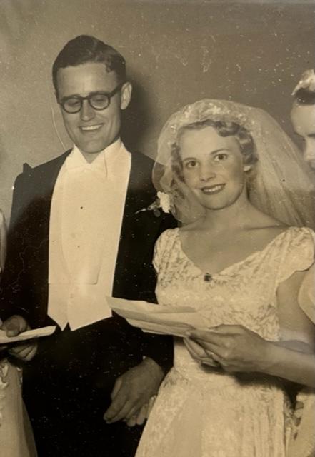 Mr. and Ms. Hart got married on Nov. 27, 1954. (Courtesy of Tina Fulton-Kennedy)