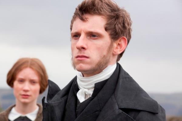 Jane Eyre (Mia Wasikowska) and St. John Rivers (Jamie Bell), in "Jane Eyre." (Focus Features)