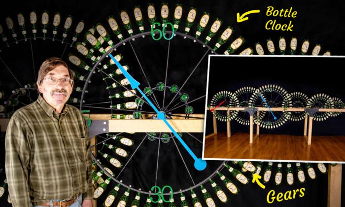Pennsylvania Man Builds Amazing Clocks Made of Bottles, Shoes, Even Dominos—And They Really Work