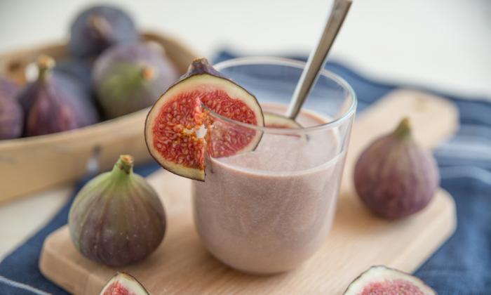Chocolate, Hazelnut Milk, and Figs Smoothie (Recipe)