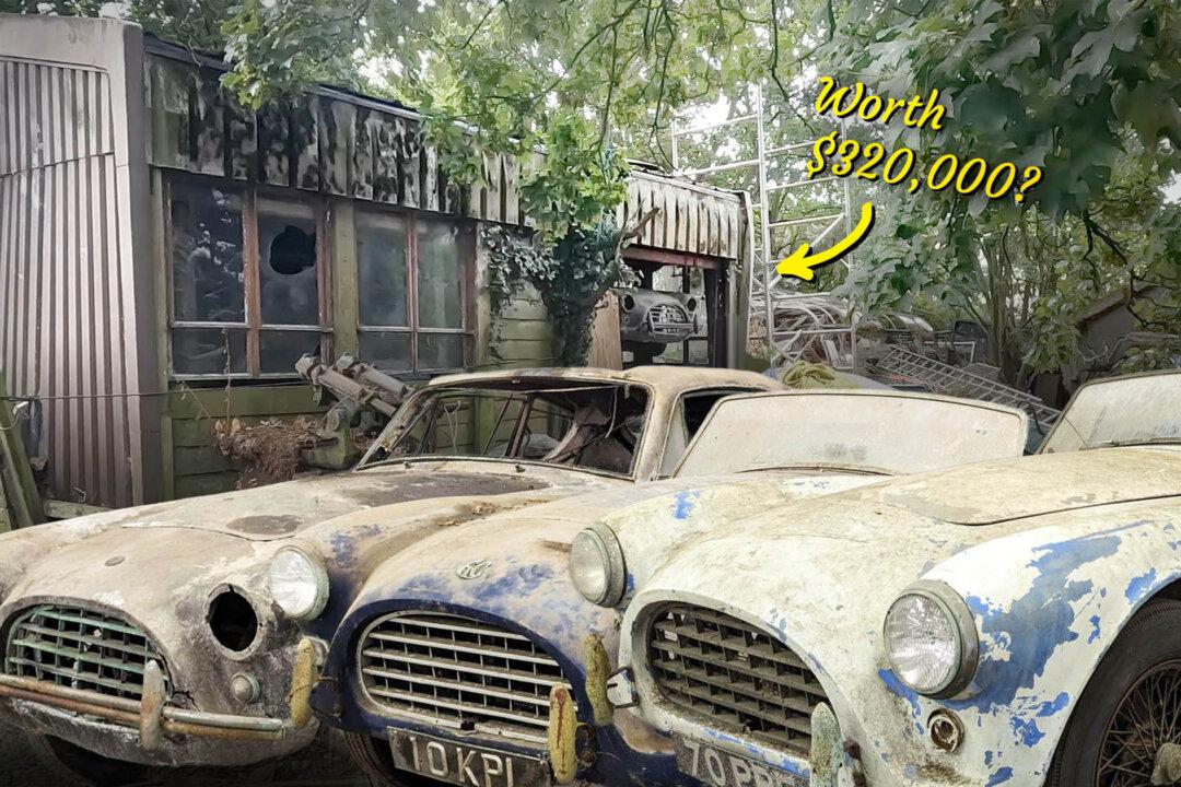 Vintage Sports Car Collection Found Dust-Laden in Barn After 40 Years Could Fetch $320,000