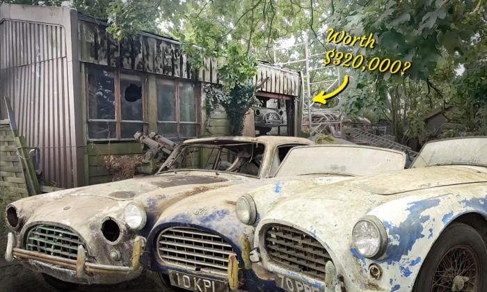 Vintage Sports Car Collection Found Dust-Laden in Barn After 40 Years Could Fetch $320,000