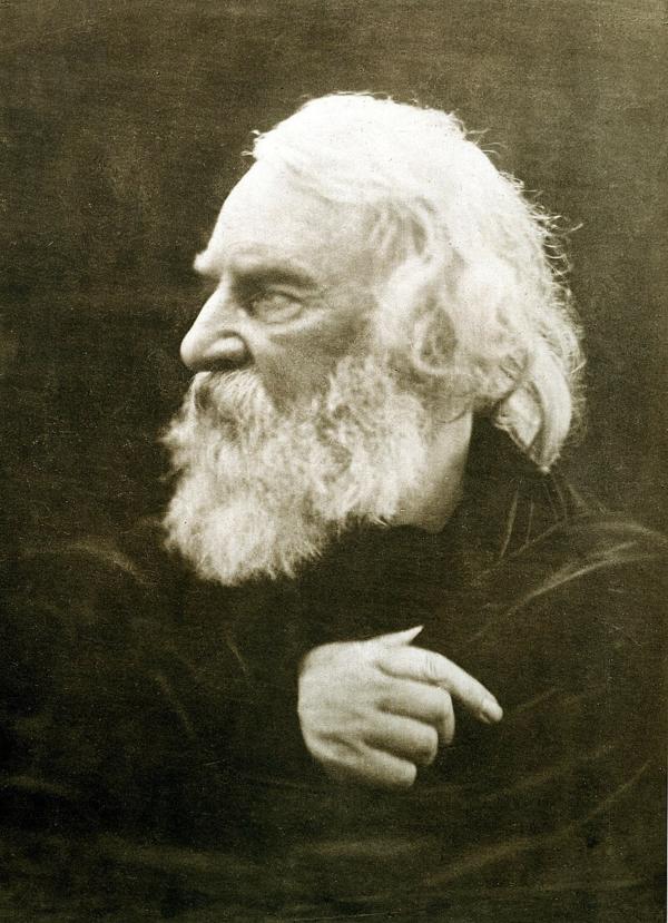 Henry Wadsworth Longfellow, 1868, photographed by Julia Margaret Cameron. (Public Domain)