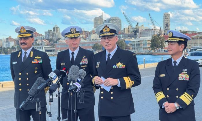 India, Japan, US, Australia Hold First Malabar Naval Exercise Off Australia