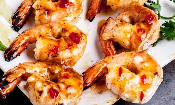 Grilled Shrimp Kabobs (Skewers)