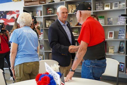 Pence’s Message Gains Traction with Iowa Veterans