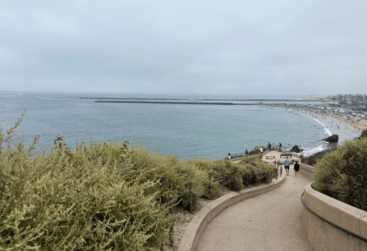 The Disappearing Path at Inspiration Point in Corona Del Mar, California. (Courtesy of Robyn Grant)
