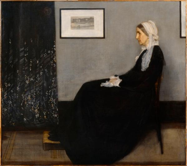 “Arrangement in Grey and Black No. 1,” 1871, by James Abbott McNeill Whistler. Oil on canvas; 56 3/4 inches by 64 1/8 inches. Orsay Museum, Paris. (Art Resource NY/RMN-Grand Palais)