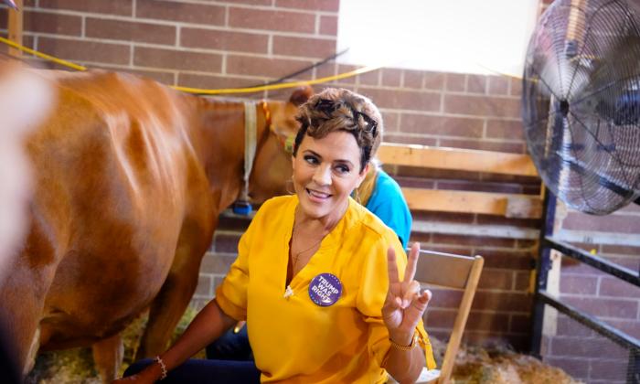 Kari Lake Steals the Show at Iowa State Fair: Milking Cows and Eyeing Senate Race