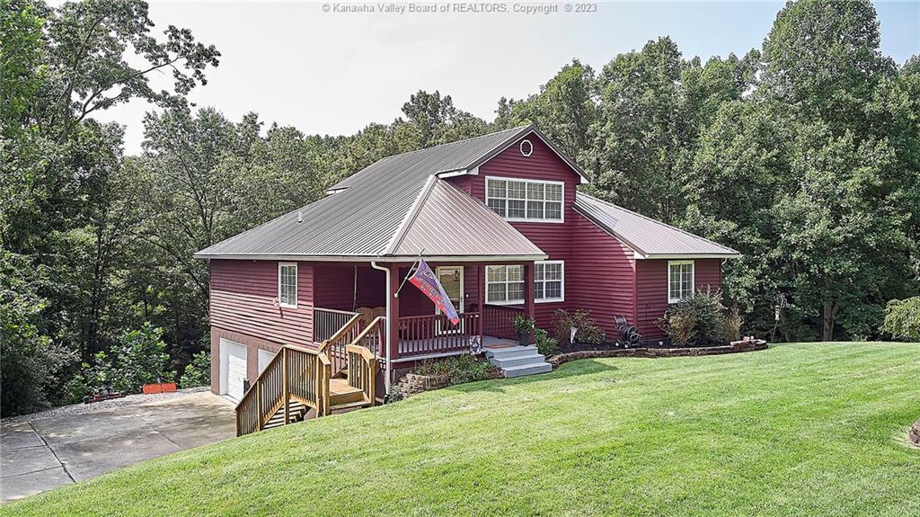 A three-bedroom home, listed at $289,000, sits on three acres in Scott Depot, W.Va. (Courtesy of BHG Real Estate Central in Charleston, W.V.