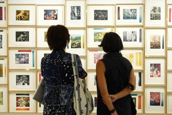 The exhibition, “Wuon-Gean HO: Before I Forget,” displays more than 100 prints. (Hong Kong Open Printshop)