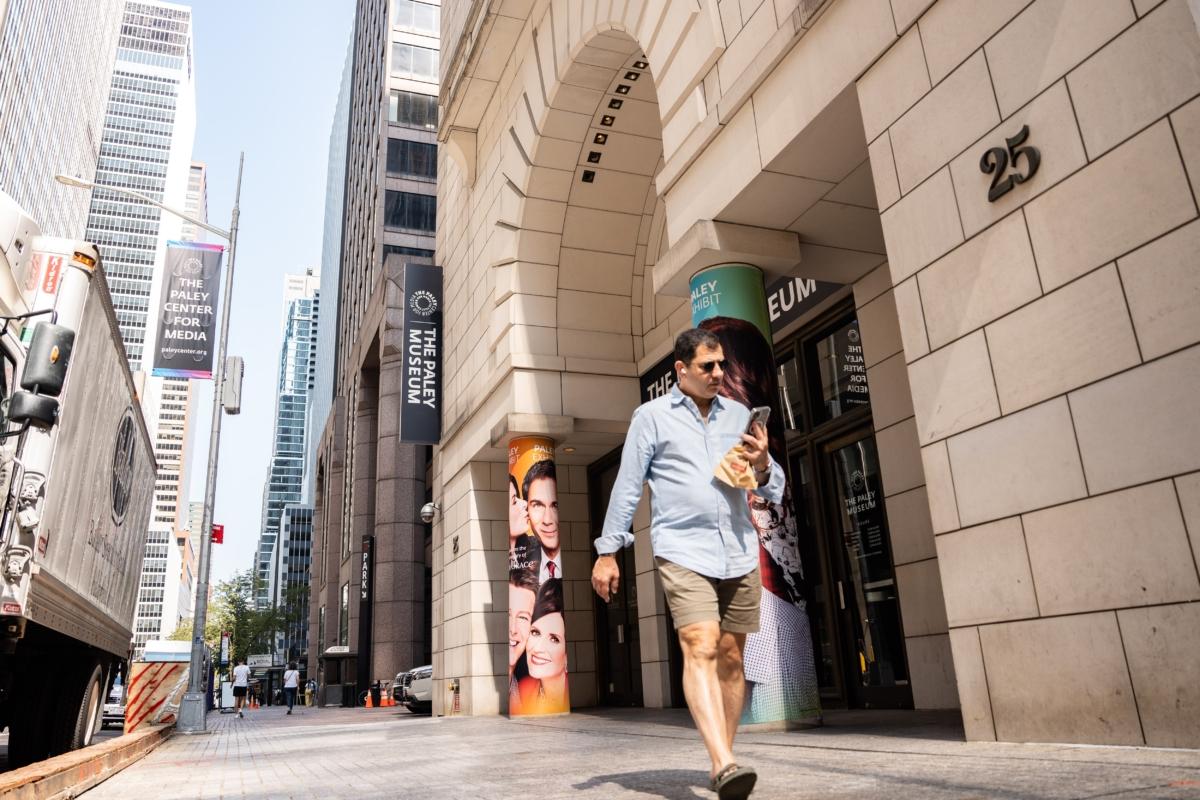 The NewsGuard office in New York on July 26, 2023. (Samira Bouaou/The Epoch Times)