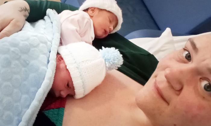 Mom Gives Birth to ‘Rare Simultaneous’ Twin Son and Daughter—Born at Exactly the Same Time