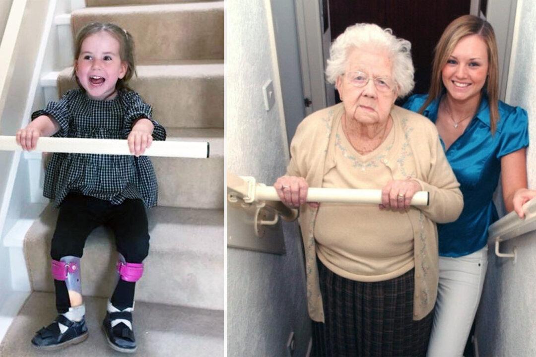 Mom Invents Amazing Gadget to Help Adults and Children Who Struggle With Stairs