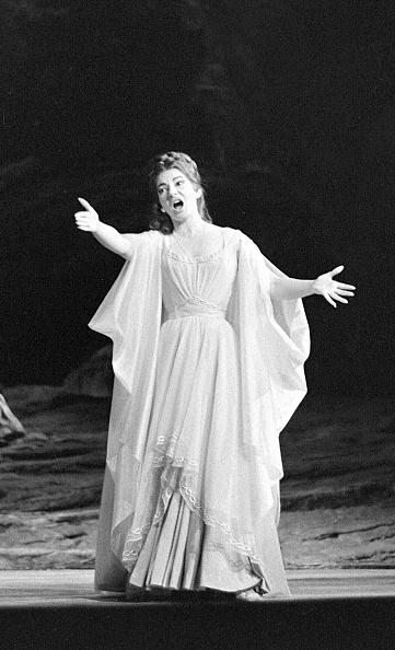 Famed opera star Maria Callas performing in Vincenzo Bellini's "Norma" in Paris. (AFP via Getty Images)