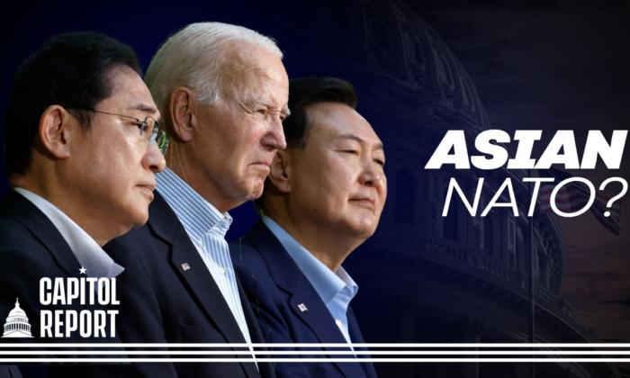 Japanese, Korean Leaders Visit Camp David for Historic Meeting With President Biden