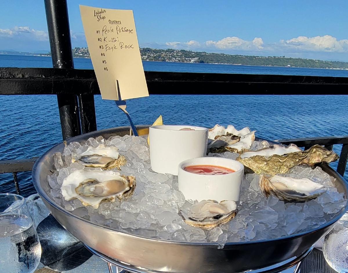 One of the best reasons to visit Tacoma, Washington, is for the seafood, here at Lobster Shop. (Jim Farber)