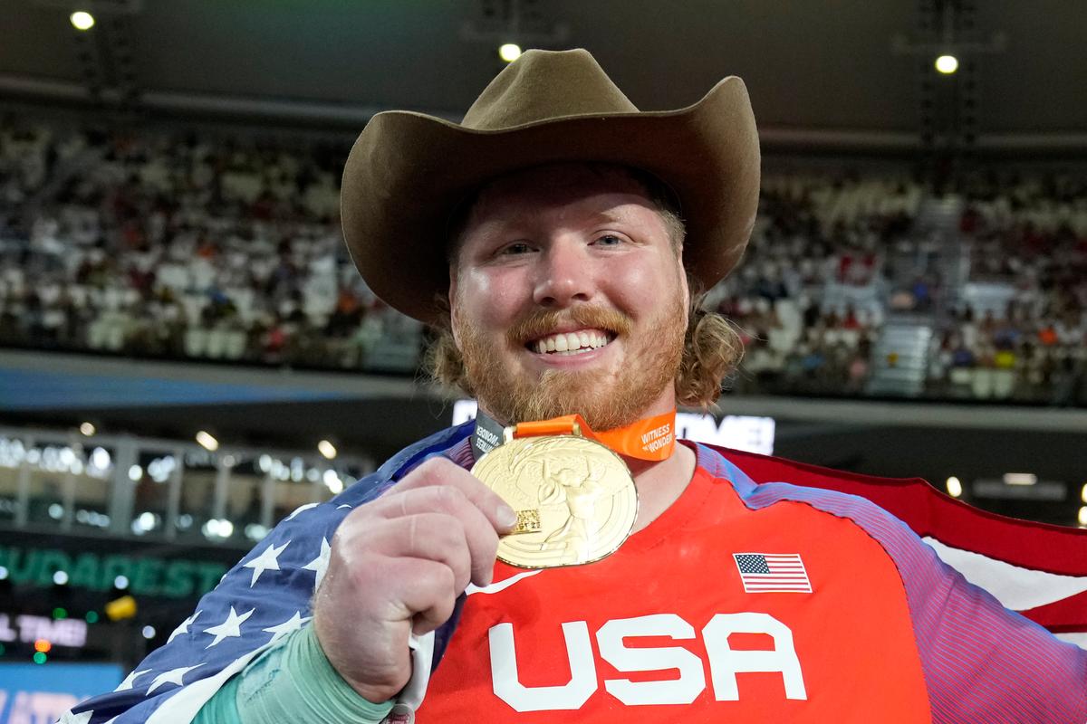 Crouser Retains Shot Put Title at Worlds After Nearly Staying Home Due to Blood Clots