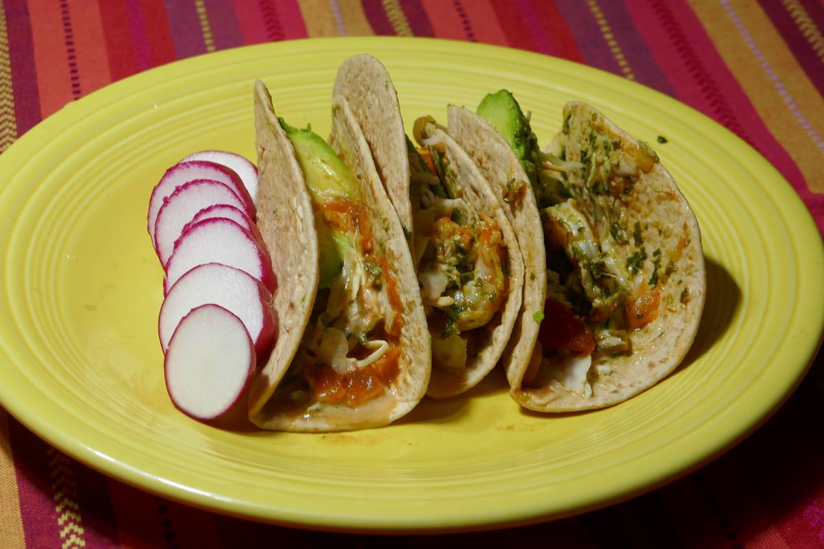Cilantro and Cumin Shrimp Tacos Inspired by Coyo Taco Recipe