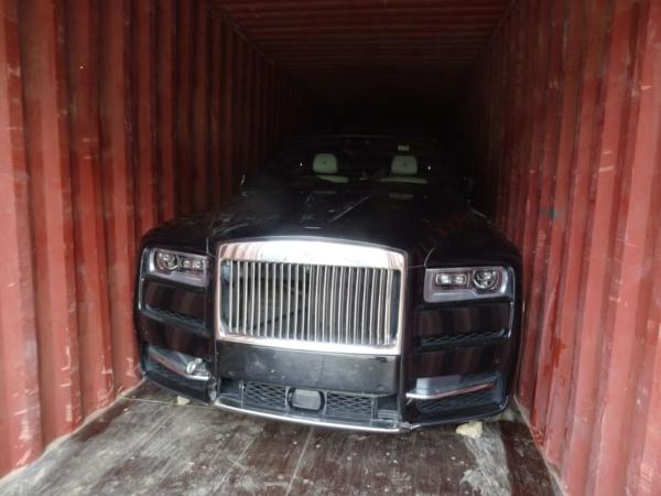 An undated image of a stolen Rolls Royce Cullinan worth more than £360,000 which was found in a container in Essex, England. (Essex Police/PA)