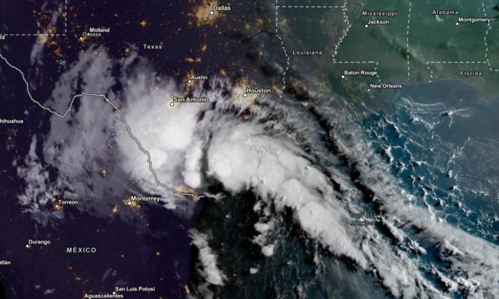 Tropical Storm Harold Makes Landfall on Texas Coast