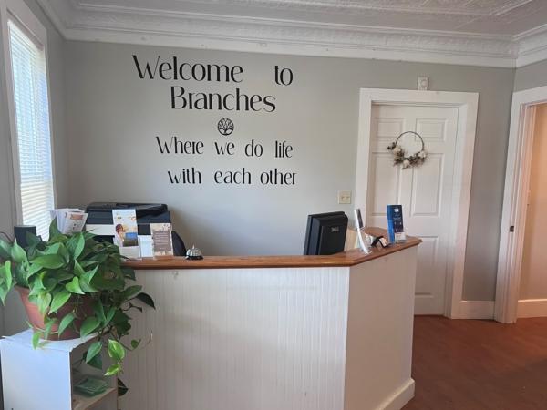 The lobby of Pregnancy Resource Center in Brattleboro, Vt. (Branches Pregnancy Resource Center)