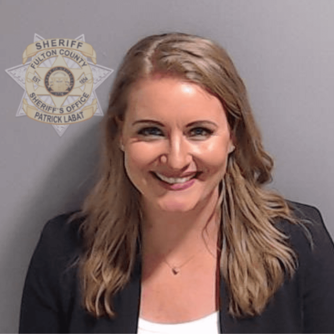 Attorney Jenna Ellis's mugshot taken at Fulton County Jail on Aug. 23, 2023.(Fulton County Sheriff's Office)