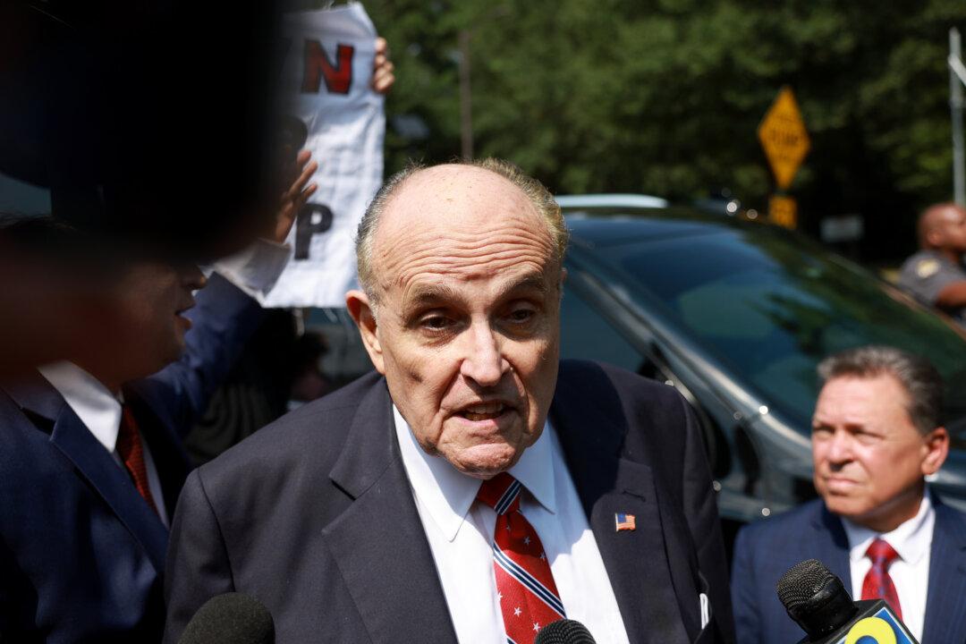 Giuliani Surrenders at Fulton County Jail in Georgia Election Case