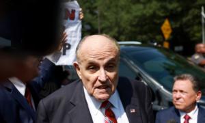 Giuliani Surrenders at Fulton County Jail in Georgia Election Case